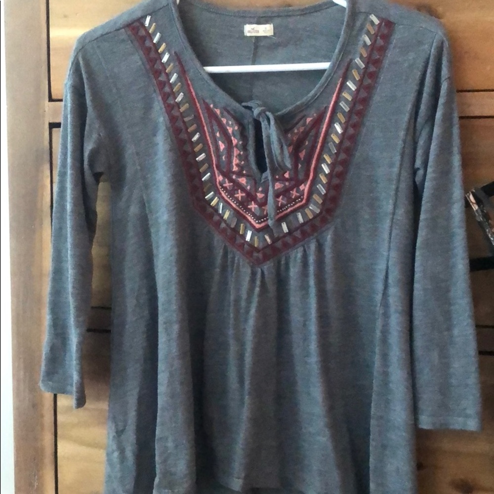 Embroidered top